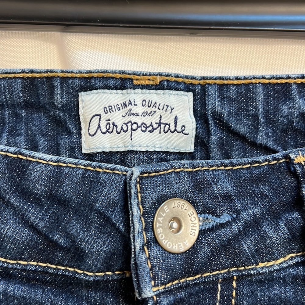 Aeropostale Denim Short Shorts - size 00 - Picture 2 of 8